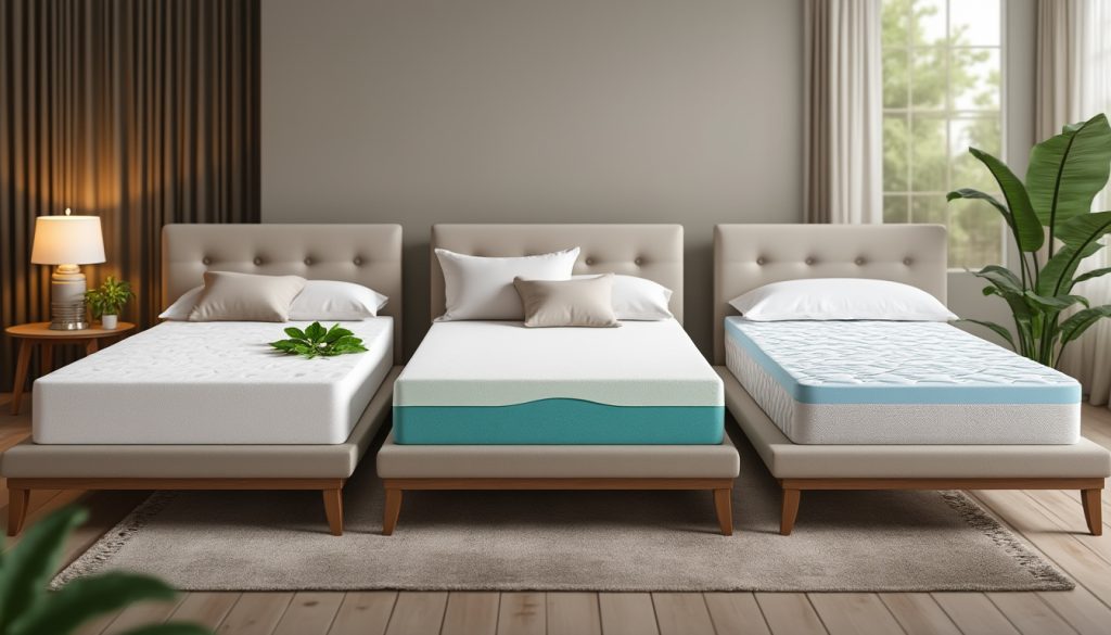 Choisir le matelas idéal : mousse, latex ou ressorts, quelle option correspond parfaitement à vos besoins ? découvrez comment choisir le matelas idéal entre mousse, latex ou ressorts pour un confort personnalisé et un sommeil réparateur adapté à vos besoins.